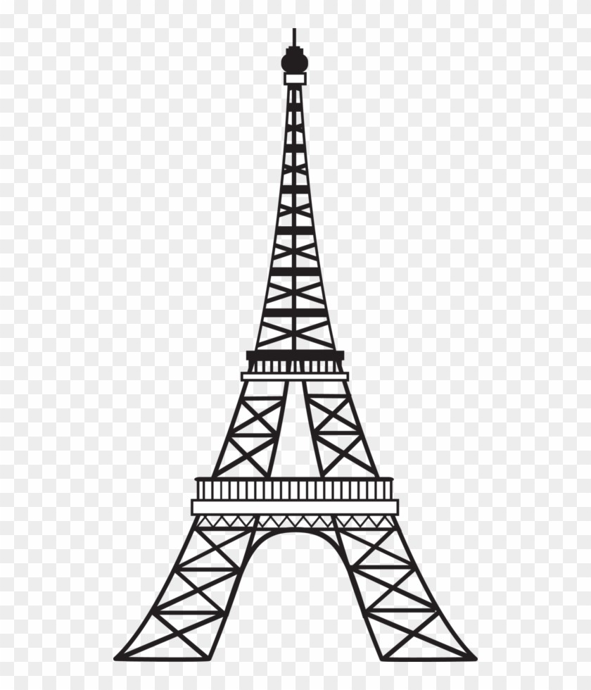 Eiffel Tower Line Drawing at PaintingValley.com | Explore collection of ...