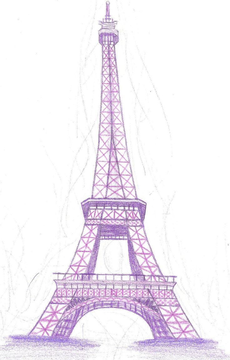 736x1151 Eiffel Tower Line Drawing Clipart Free Clip Art Images Image - Eiffel Tower Line Drawing