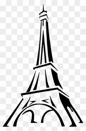 300x454 Easy Eiffel Tower Pencil Drawing - Eiffel Tower Simple Drawing