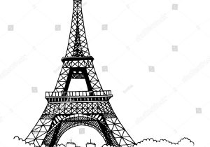 300x210 Easy Simple Eiffel Tower Drawing - Eiffel Tower Simple Drawing