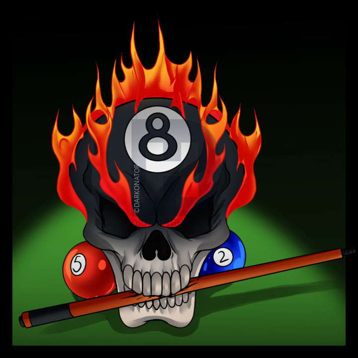 720x720 How To Draw An Eight Ball, Step - Eight Drawing