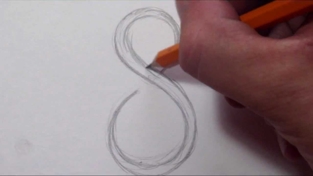 1280x720 How To Draw A Simple Tribal Number - Eight Drawing