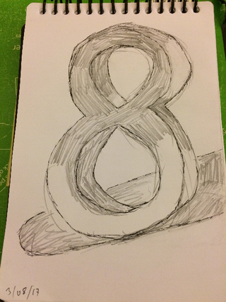 320x427 Eight Drawings On Paigeeworld Pictures Of Eight - Eight Drawing