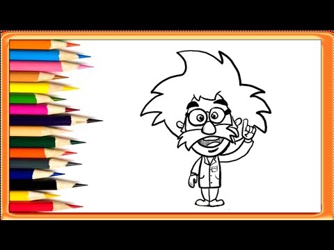 480x360 how to draw albert einstein easy drawings for kids yzarts - Einstein Cartoon Drawing