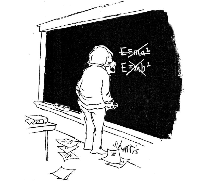 824x721 meet the man who cartooned albert einstein for decades - Einstein Cartoon Drawing