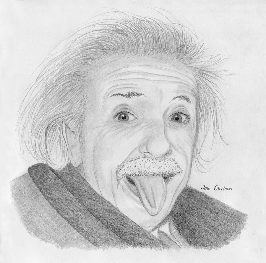 900x890 albert einstein drawing - Einstein Drawing