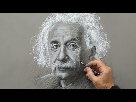 480x360 drawing albert einstein - Einstein Drawing