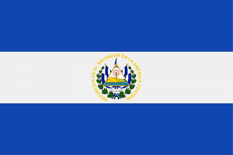 480x320 el salvador symbols and flag and national anthem - El Salvador Flag Drawing