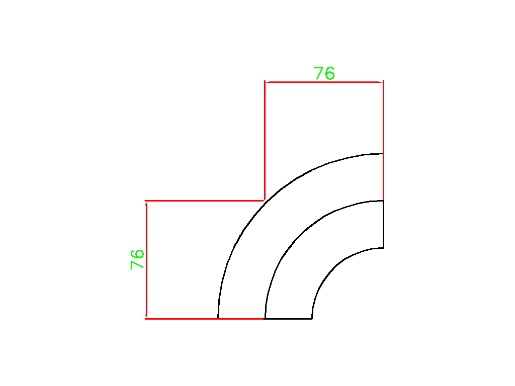 1024x768 elbow cad block and typical drawing for designers - Elbow Drawing
