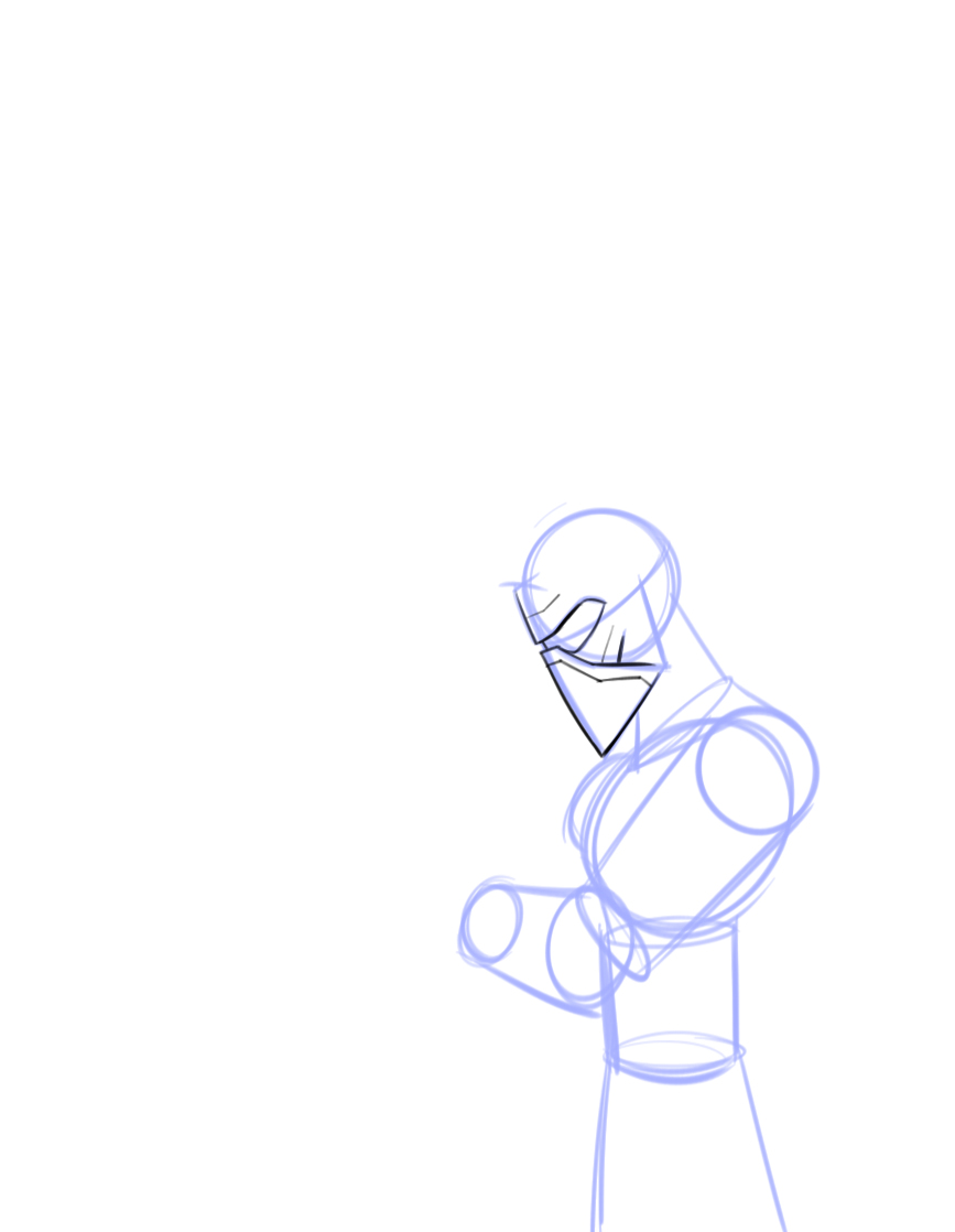 867x1118 how to draw kylo ren, disney infinity style - Elbow Drawing