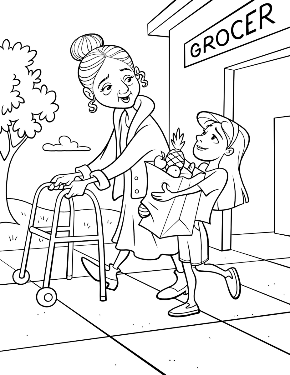 927x1200 service - Elderly Drawing