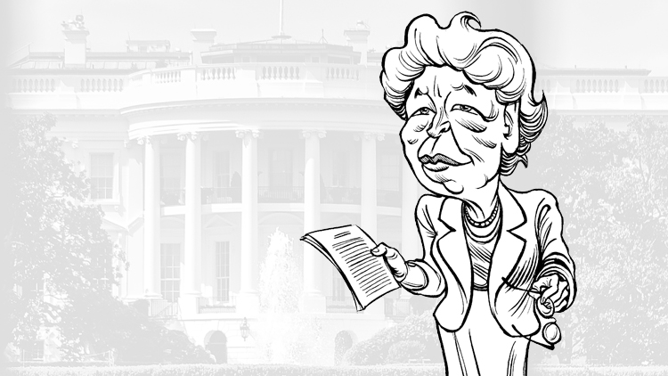 750x422 eleanor roosevelt talk - Eleanor Roosevelt Drawing
