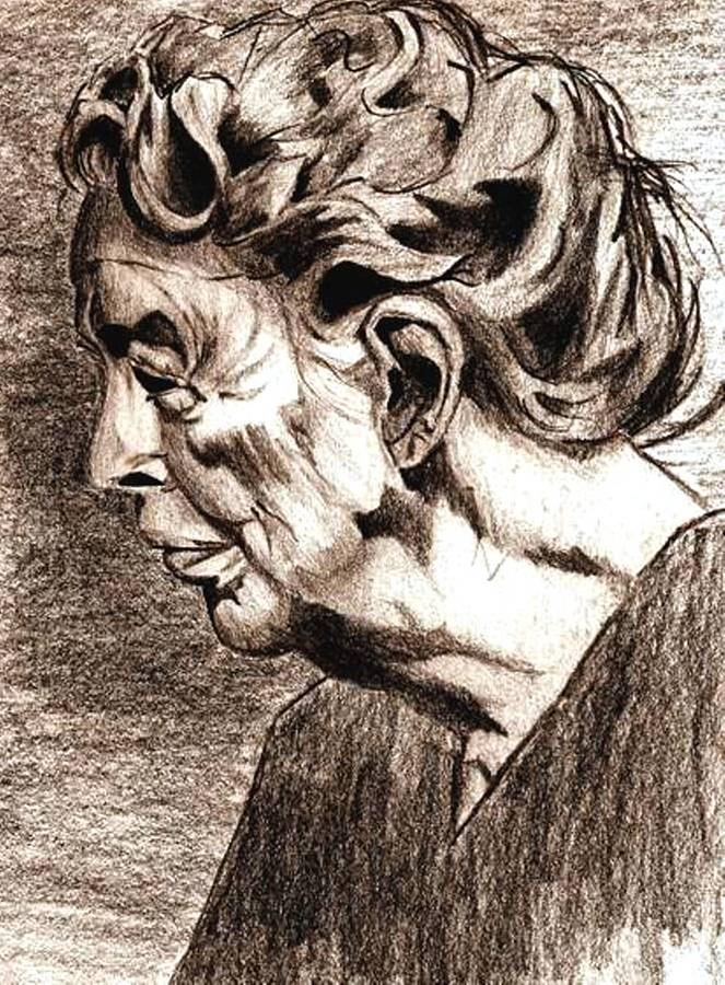 663x900 great lady - Eleanor Roosevelt Drawing