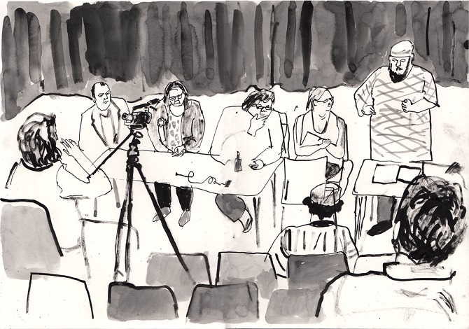 670x470 election drawings, topolski studio - Election Drawing