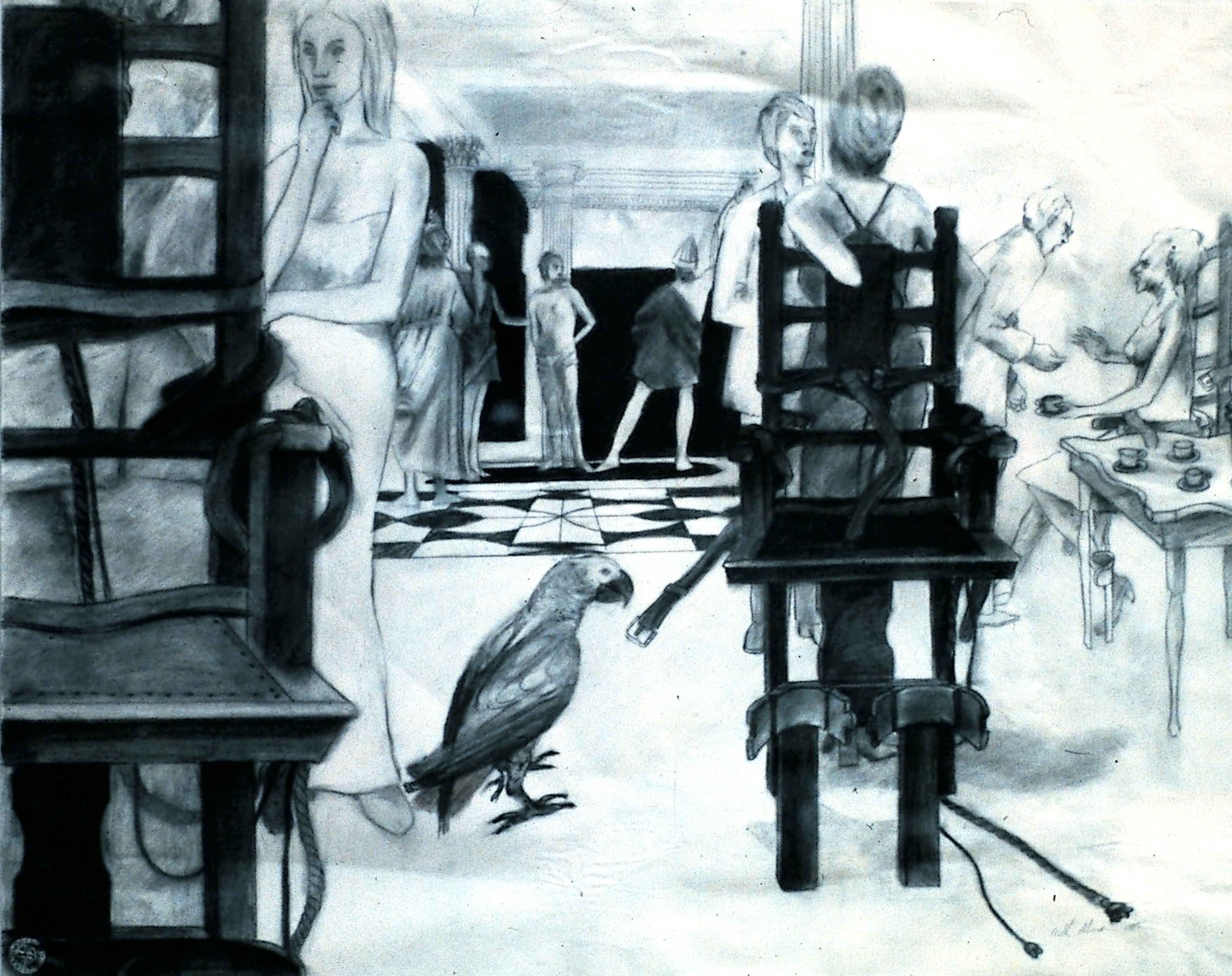 3114x2466 electric chair party keith anthony morrison - Electric Chair Drawing