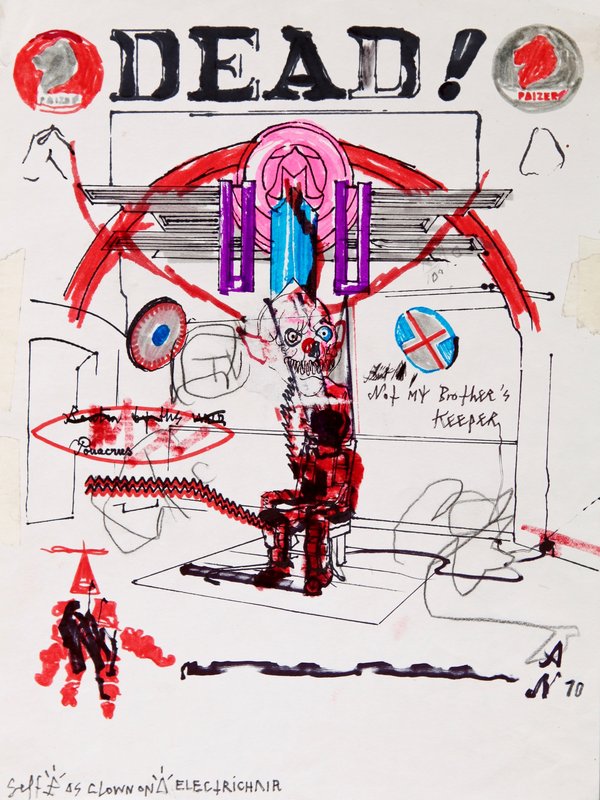 600x800 Nicolas Pol - Electric Chair Drawing