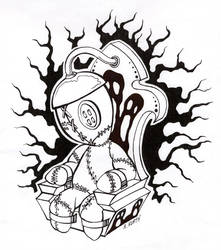 221x250 rag doll electric chair - Electric Chair Drawing