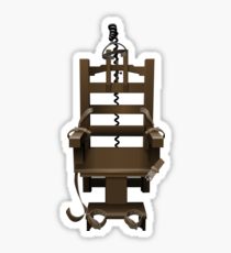 210x230 electric chair drawing stickers redbubble - Electric Chair Drawing