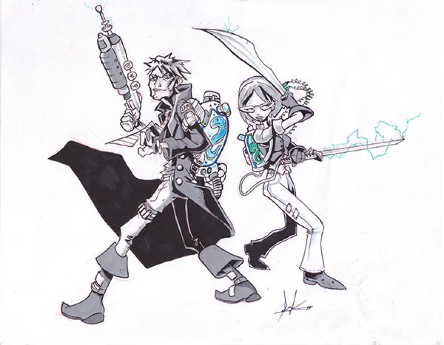 907x705 electric eel punk powers active! stuff to blow your mind - Electric Eel Drawing