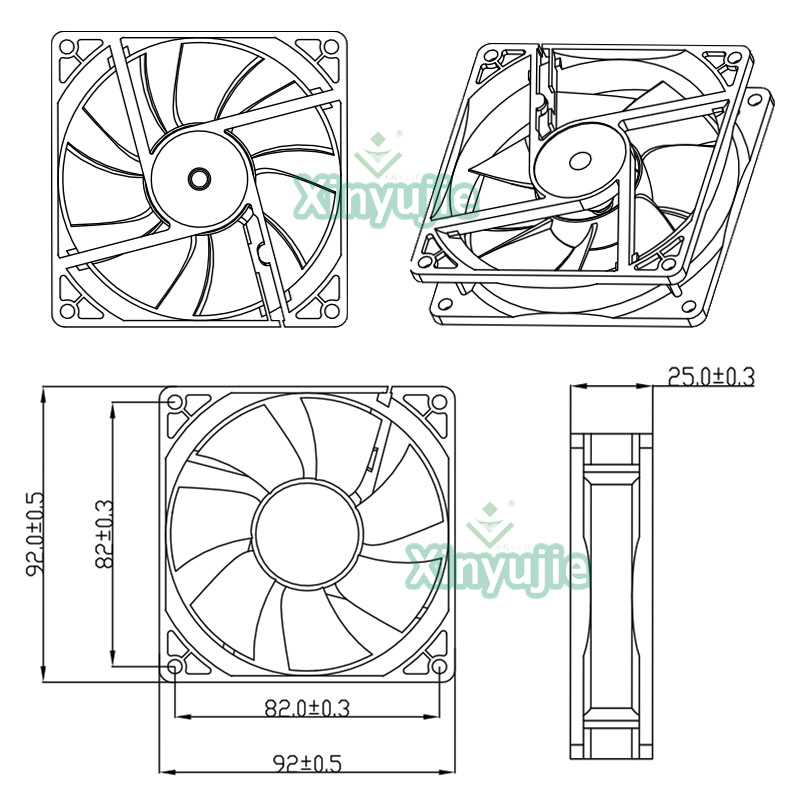 800x800 good price of standard electric fan high efficient radiating - Electric Fan Drawing