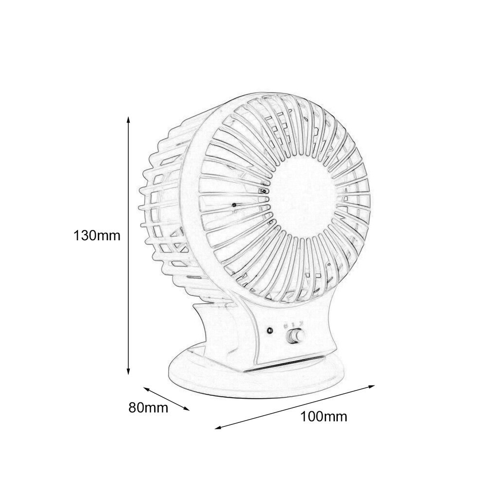 1010x1010 low noise compact handheld usb fan cooler cooling fan double - Electric Fan Drawing