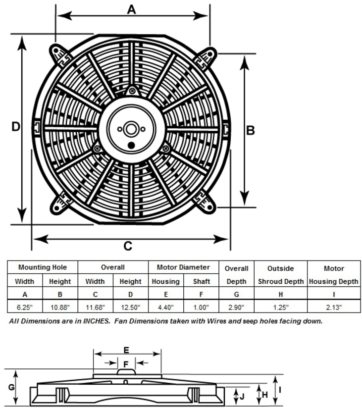 731x828 perma cool std electric fan - Electric Fan Drawing