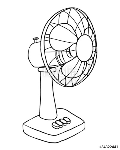 400x500 Electric Fan Stock Image And Royalty Free Vector On Fotolia - Electric Fan Drawing