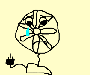 300x250 Sad Electric Fan Drawing - Electric Fan Drawing
