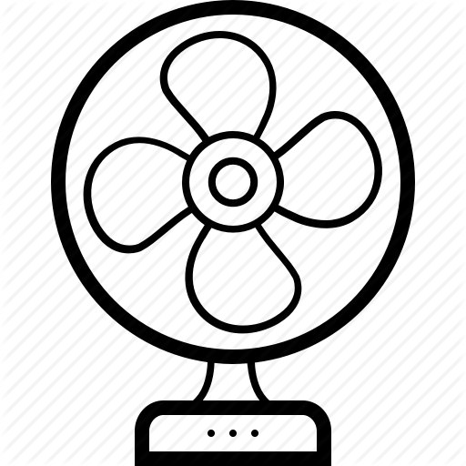 512x512 cooler, electric, fan, table icon - Electric Fan Drawing