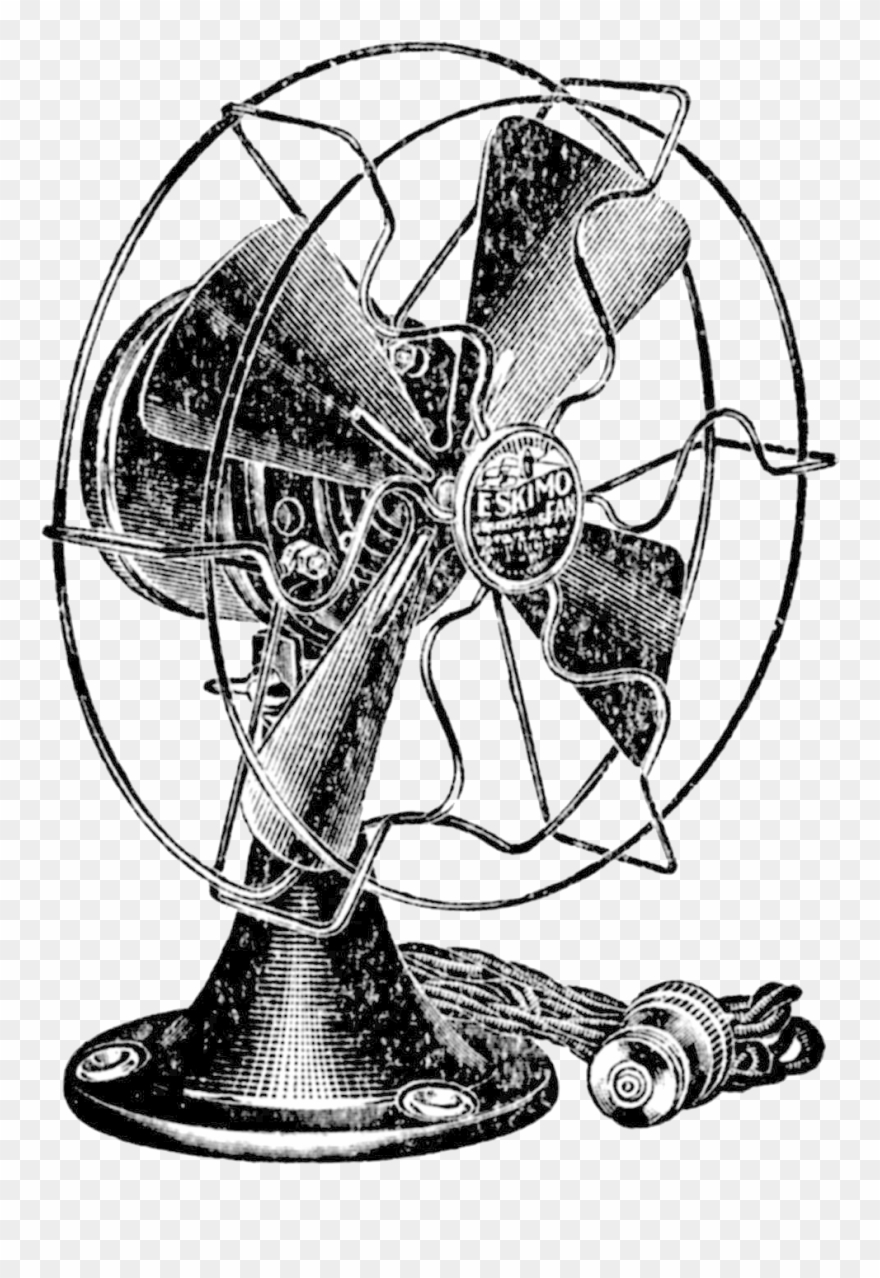 880x1278 electric fan - Electric Fan Drawing