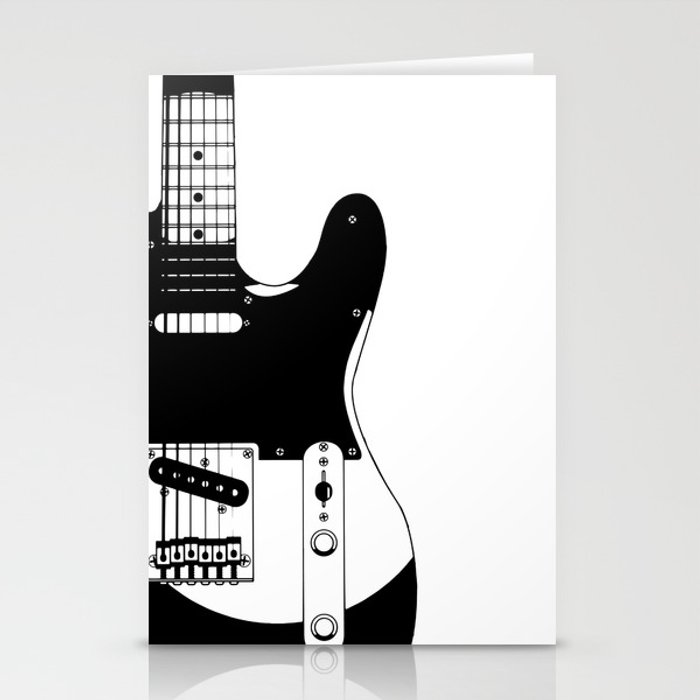 700x700 electric guitar drawing stationery cards - Electric Guitar Drawing