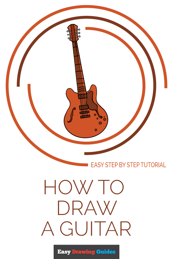 600x900 How To Draw A Guitar Really Easy Drawing Tutorial - Electric Guitar Drawing