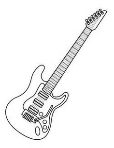 236x305 electric guitar drawings - Electric Guitar Drawing