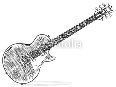 400x300 outline drawing of an guitar buy photos ap images detailview - Electric Guitar Outline Drawing