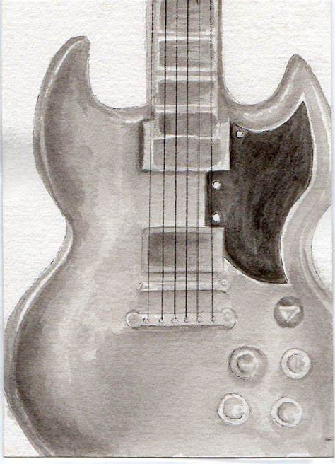 474x656 electric guitar pencil drawing gtgt - Electric Guitar Pencil Drawing