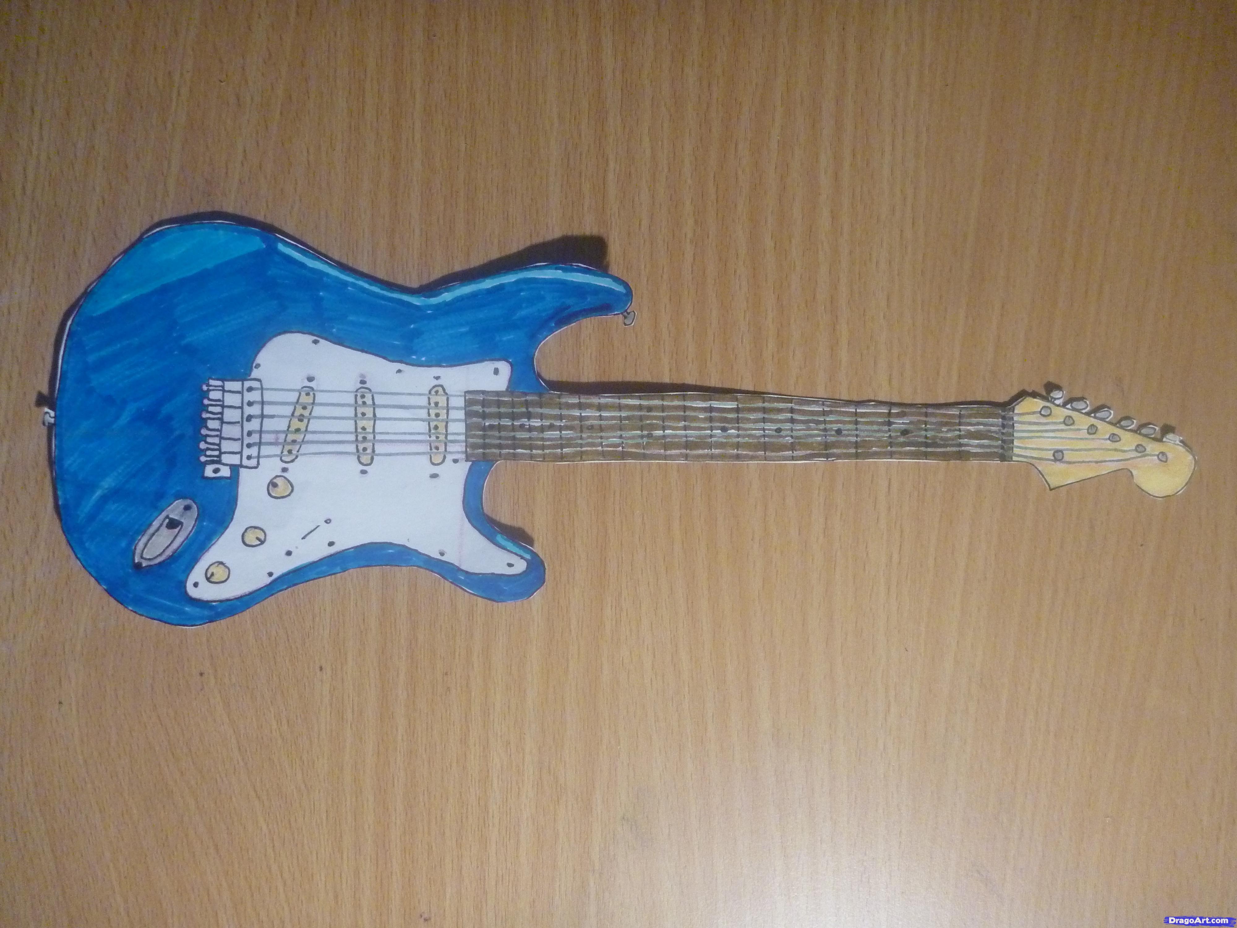 4000x3000 Gutier Pick Drawing Pictures And Ideas On Meta Networks - Electric Guitar Pencil Drawing