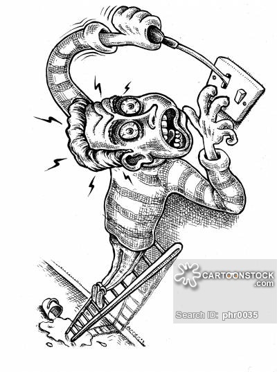 400x537 electric sockets cartoons and comics - Electric Shock Drawing