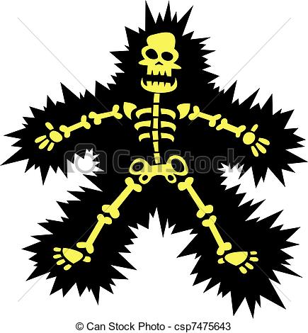 435x470 electric shock the effect of destruction of human electricity - Electric Shock Drawing