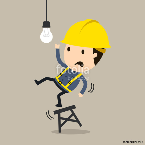 500x500 safety and accident, electric shock, vector illustration - Electric Shock Drawing