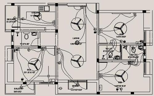 500x313 Residential Electrical Engineering Consultancy Services In Chennai - Electrical Engineering Drawing