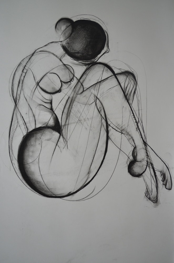 662x999 elegant sadness, drawing - Elegant Drawings