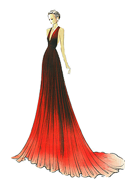 245x350 Keep Your Face To The Sun - Elegant Dress Drawing