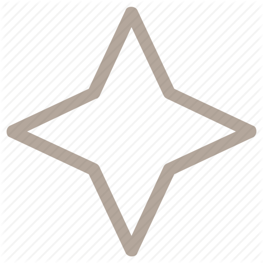 512x512 decorative element, drawing, four pointed star, graphic design - Element Drawing