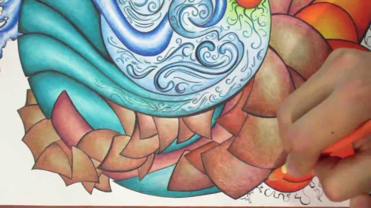 1280x720 Earth, Wind, Water Fire - Element Drawing