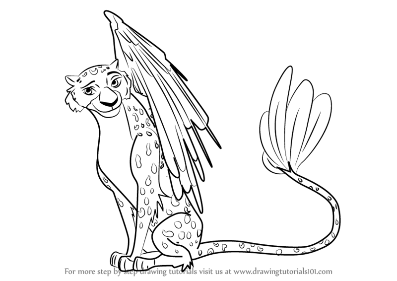 800x566 Learn How To Draw Luna From Elena Of Avalor - Elena Drawing