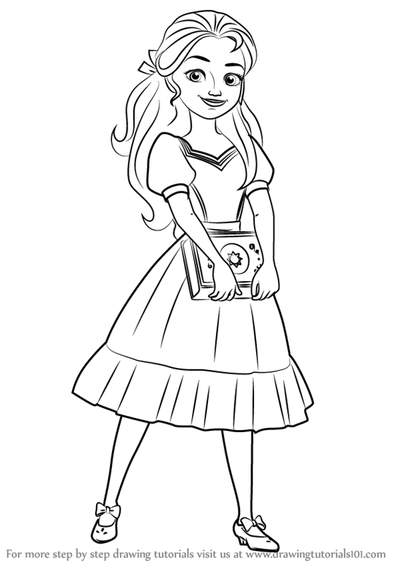 567x800 Learn How To Draw Princess Isabel From Elena Of Avalor - Elena Drawing