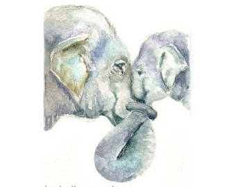 340x270 Elephant Art Etsy - Elephant Art Drawing