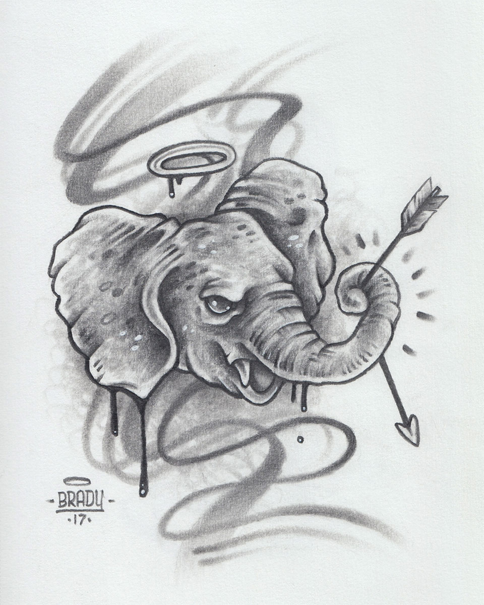 960x1200 Save The Elephants Wildlife Art Drawing - Elephant Art Drawing