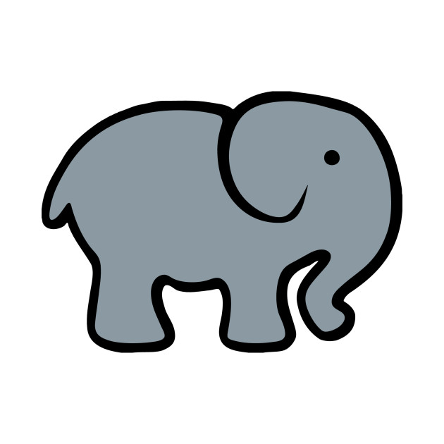 630x630 Baby Cartoon Elephant Drawing - Elephant Cartoon Drawing