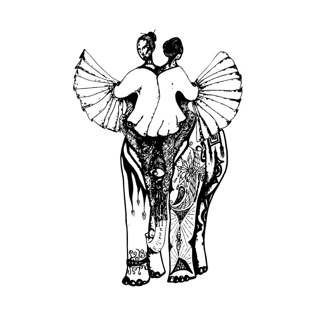 630x630 Elephant Fate - Elephant Design Drawing